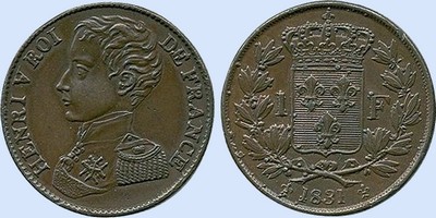 1 Franc HENRI V